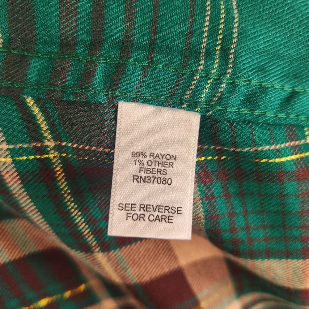 NWT Plaid Long Sleeve Tunic - Picture 4 of 7